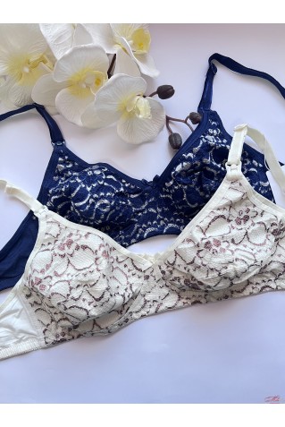 Бюстгальтер мереживний з бавовни для годування Lanny Mode 9114